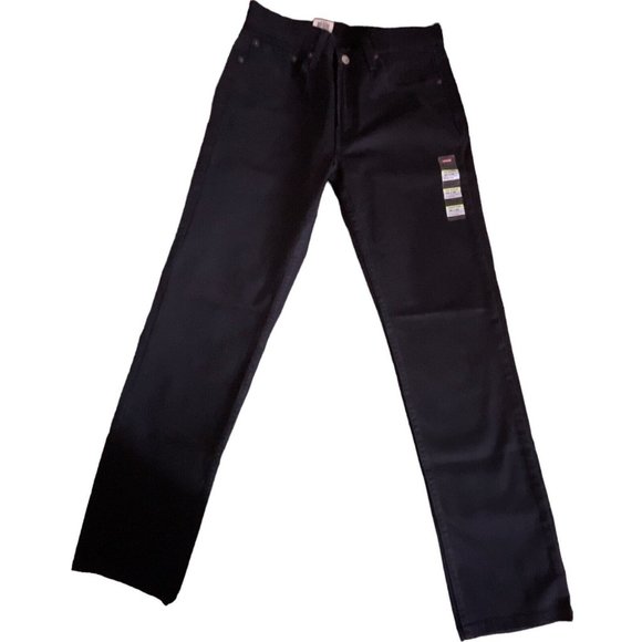 Men’s Jean Size 33X32 LEVI’S FLEX 514 STRAIGHT Regular FIT-JEANS Stretch Black